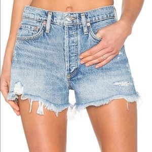 AGOLDE PARKER VINTAGE CUT OFF SHORT IN SWAPMEET